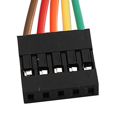 Aexit 10 Pcs Jumper Wire femenino 5P 30cm cable miniatura 2