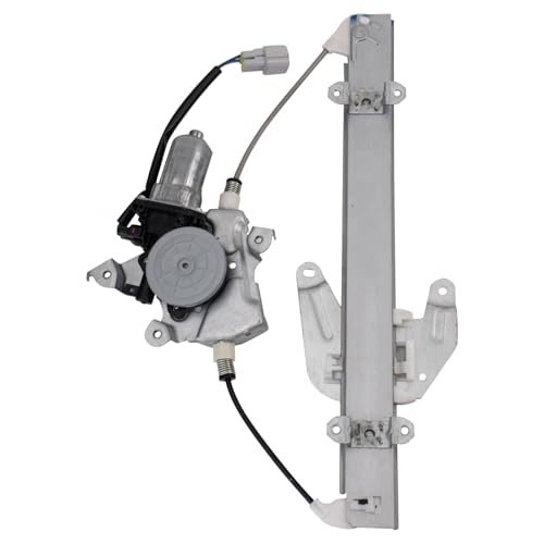 Image of TRQ Rear Right Power Window Regulator & Motor Assembly Passenger Side Compatible with 2008-2013 Nissan Rogue 2014-2015 Rogue Select