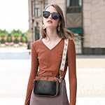 APHISON Quilted Crossbody Bags for Women Trendy,Vegan Leather Small Crossbody Purses Shoulder Handbags with Adjustable Strap