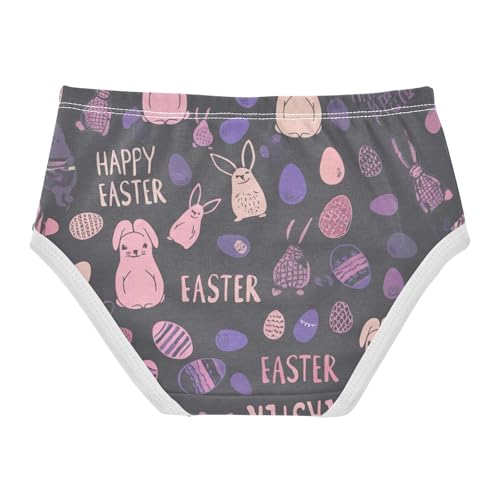 Easter Cute Rabbits Purple Girls Underwear Toddler 2t Cotton Panties for Girl Florals Kids Undies Briefs2
