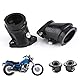 Keenso Motorrad Vergaser Adapter, 1 Paar Motorrad Gummi Vergaser Ansaugstutzen Schnittstelle Adapter für Rebell CA250 cmx250 cmx250c
