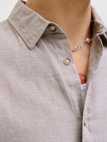 Jjesummer Linen Blend Shirt S/S Sn – Ansicht 5