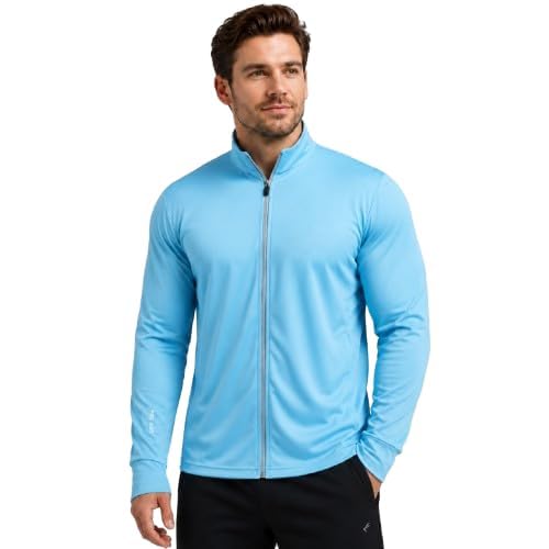 Ice Pro UPF 50+ Sunscreen Jacket for Men, Anti-Tan Summer Cooling Lightweight Full Sleeve Zip-Up Jacket for Outdoor Sports Travel-picture-30