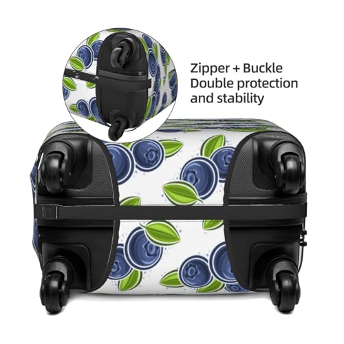 Blueberry Design Cute Luggage Cover Protector Anti-Scratch Washable Fits 18-32 Inch Luggage-Small4
