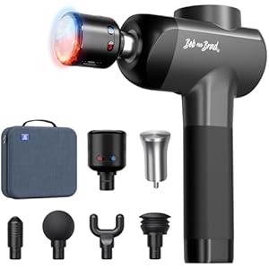Massage Gun with Heat and Cold, Bob and Brad X6 Pro Max Massage Gun Deep Tissue 11MM Amplitude with 6 Heads, 3200RPM Handheld Muscle Massager Gun for Shoulder Back Body Massage Relax Recover