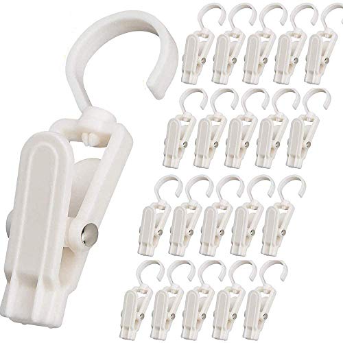 EigPluy Wäscheklammer, superstarker Kunststoff, drehbar, 10,9 cm, Strandtuch-Clips für Strand-/Lounge-Stühle, halten Sie Ihr Handtuch, Kleiderbügel vom Wegwehen Cover