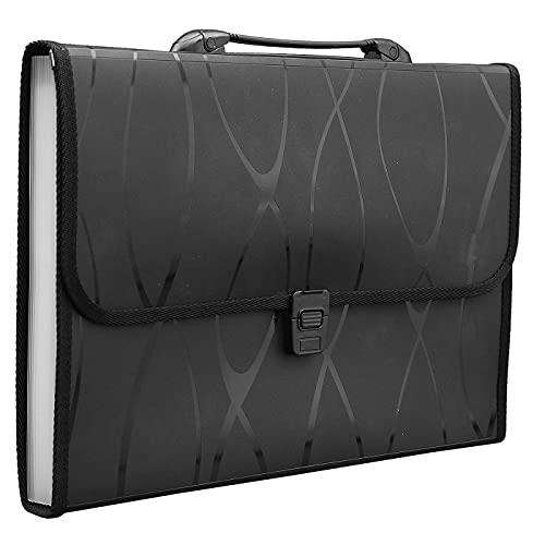 Jigva Expanding File Folder Letter Size (fits A4 Paper) – 13 Pockets | Strong Handle and Tabs Closure Lock | Letter A4 Size File Document Storage Organizer Jigva Expanding File Folder Letter Size (fits A4 Paper) – 13 Pockets | Strong Handle and Tabs Closure Lock | Letter A4 Size File Document Storage Organizer