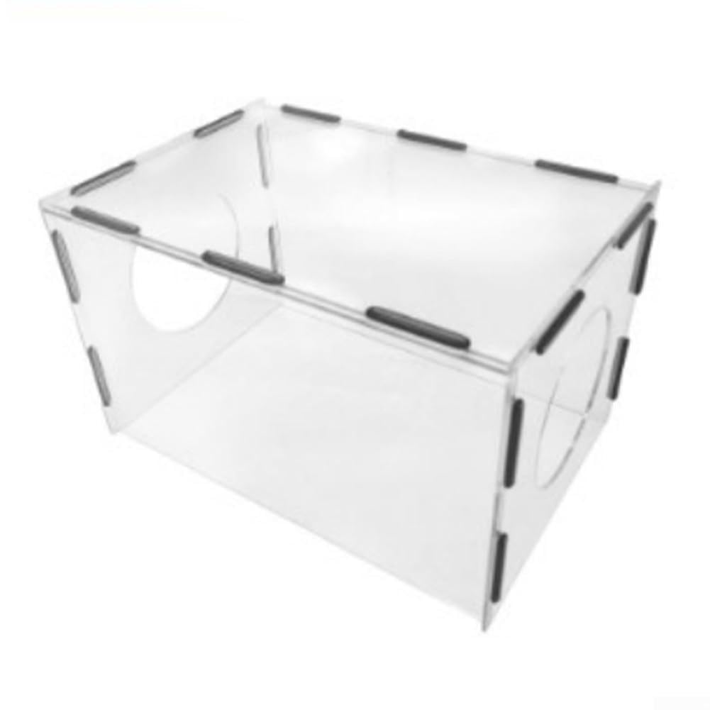 Capot en acrylique de meulage pour polir et graver sans poussière