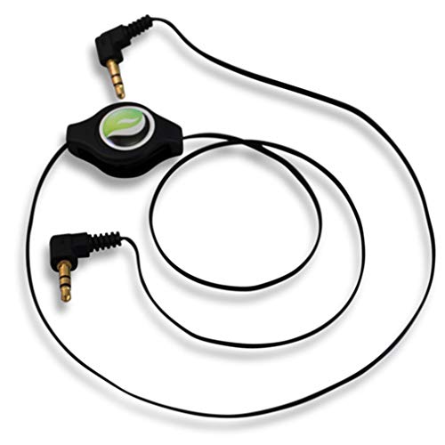 Cable auxiliar retráctil Jack 3.5mm compatible Kindle miniatura 2