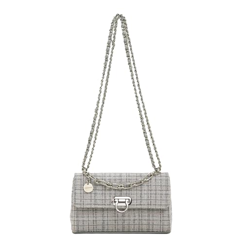 Image of Miraggio Covey Crossbody Bag For Women | Tweed Texture Sling Bags With Convertible Chain | Gift Items For Women