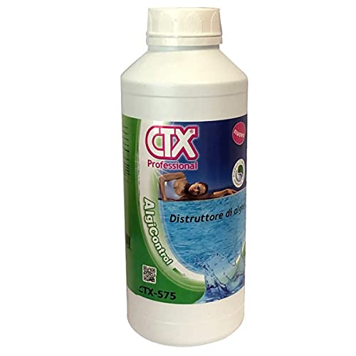 Fluidra CTX Distruttore di alghe AlgiControl - Algaecide Liquido per Piscine e Spa