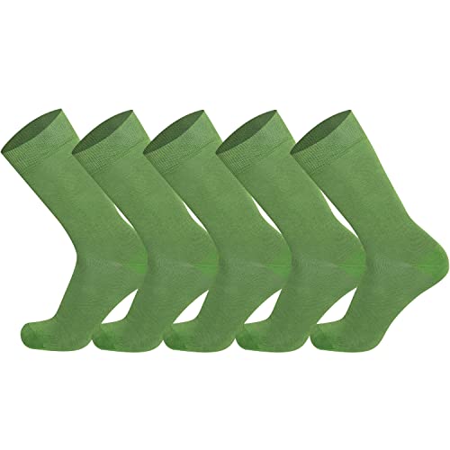 Image of Mysocks Unisex Extra Fine Combed Cotton Crew Socks |5 Pairs Set | Seamless Toe | Make Your Steps Enjoyable