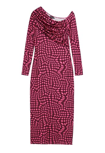 Desigual Women's Psychedelic Checkered Dress