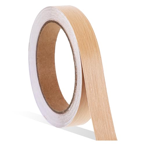 Image of 18mm x 10m Melamine Edging Tape,Self-Adhesive Wood Trim Effect Edging Strip for Furniture Worktop Cabinet Desk Shelves Panels,Edge Banding for DIY Wood Restoration & Decoration(Beech)
