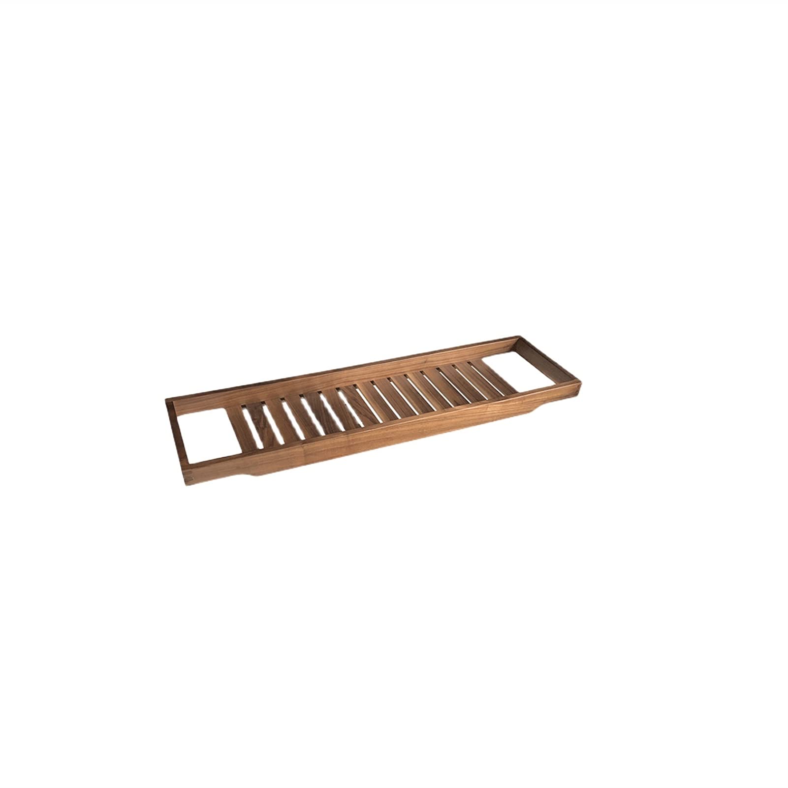 MYUYEE Solid Wood Bathtub Tray, Tub Shelf For Reading With Wine Holder, Bath And Bed Tray Storage Shelf, Size: 80 * 22 * 5Cm/31.4×8.6×1.9Inch