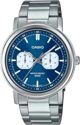 [�J�V�I] CASIO �X�^���_�[�h �N�I�[�c �����Y �r���v MTP-E335D-2E1V �}���`�J�����_�[ �V���o�[×�u���[ �C�O���f�� [���s�A���i]