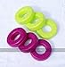 Feber Pack of 6 Spare disks for Mega 4 in a Line (3 Purple, 3 Light Green)