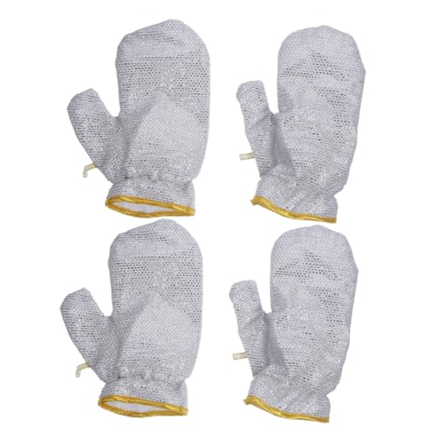 LIFKOME 4stücke Hitzebeständige Geschirrspülhandschuhe Wiederverwendbare Küchenhandschuhe Robustem Material Isolierend Für Spülen Kochen Und Backen