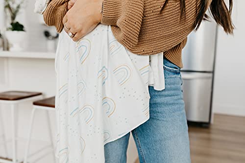 Image of Copper Pearl Swaddle Blankets for Newborns | Soft Stretchy Receiving Blankets for Boys and Girls | Large 46 x 46 Inch Baby Blankets | Lightweight and Breathable Swaddles | Skye