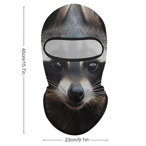 Balaclava para Hombres con Diseño de Zorro Pequeño para Invierno, Máscara de Ciclismo y Esquí, Protección para Cara y Cuello miniatura 2