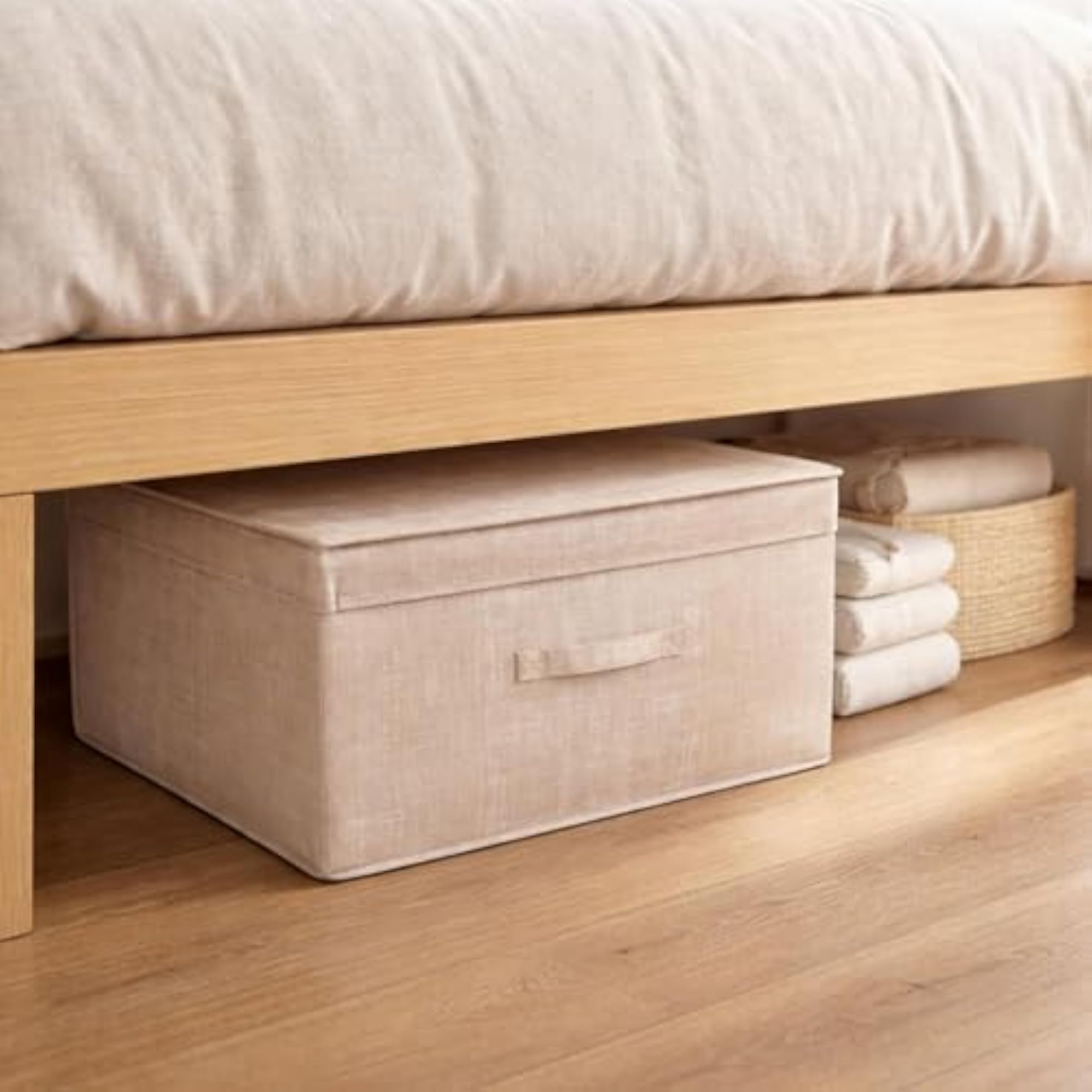 Reinforced Edges Foldable Storage Box for Organising