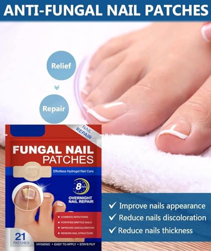 Image of Advanced Fungal Nail Patch Treatment (20 PATCH) Powerful Antifungal Solution | Targets Nail Fungus at the Root | Easy-to-Use Patch for Toenail & Fingernail
