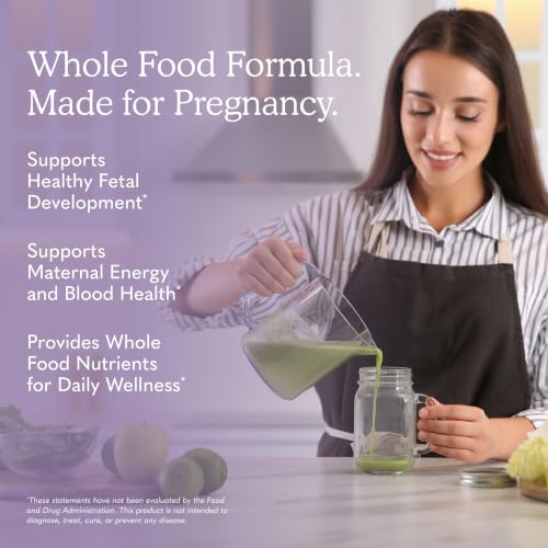 Image of Garden of Life Organics Prenatal Multivitamin with Folate, B6, B12, D3 & Iron - Prenatal Vitamins for Women with Energy Metabolism Support for Healthy Fetal Development, Non-GMO, Vegan, 30 Servings | w / Folate, B6, B12, D3 & Iron - with Energy Metabolism Support for Healthy Fetal Development, Non-GMO, Vegan