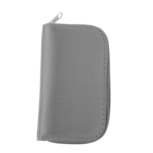 Toddmomy Estuche Portátil para Tarjetas de Memoria con Ranuras Organizador Resistente y Ligero para Sdhc y Cierre con Cremallera Diseño Compacto para Almacenamiento Seguro