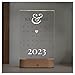 Geschenkfreude Acrylglas personalisiert mit Kalender - 20x15cm - Geschenk für Ihn und Sie - Geschenke für Paare - Geschenkideen für den Partner - Pärchengeschenk - Liebesgeschenke