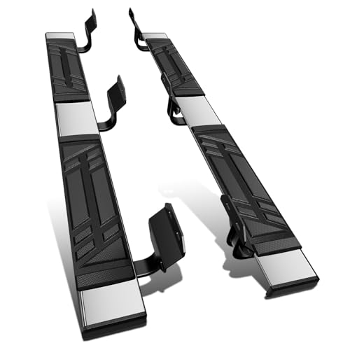 Estribos laterales 6.5'' compatibles Ford F150 F250 F350 miniatura 1