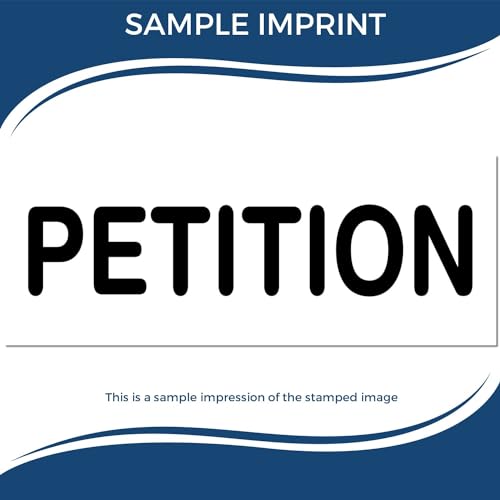 Tampon en caoutchouc Petition avec empreinte haute précision - 8