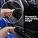 Newkita 12 PCS Plastic Trim Removal Tool No Scratch Auto Trim Removal Tool Kit, Auto Clip Rivet Fastener Remover Pry Tool Auto Parts for Car Panel & Audio Dashboard Repair Kit (Red + Orange)
