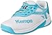 Kempa Wing 2.0 Junior, Chaussure de Handball, Blanc/Aqua, 34 EU