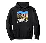 Albarracín Sudadera con Capucha, Unisex para Adult...: ¿Qué mejor manera de recordar sus vacaciones en España que con este recuerdo de Albarracín? Albarracin es conocido por su pintoresca arquitectura, impresionantes vistas e historia única. 241 gr, Encaje clasico, Cinta de sarga en el cuello