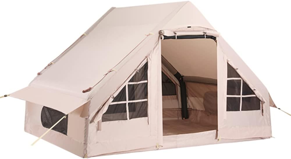 Amazon.co.jp AISUNSS エアーテント エアフレームテント インフレータブルテント ポリコットンテント ハウステント
