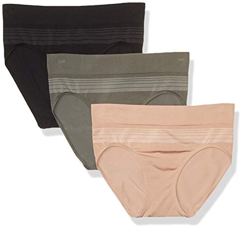 Warner's Women's Blissful Benefits Seamless Hipster Panty 3 Pack