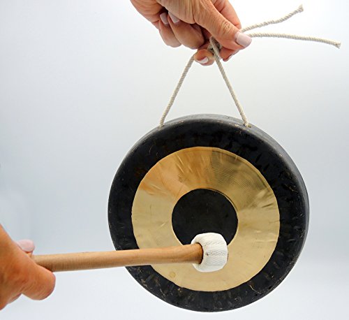 Original Tam Tam Gong/Whood Chau Gong 20 cm, toller Klang, inklusiv Holz-/Baumwollklöppel -7020- … - Image 4