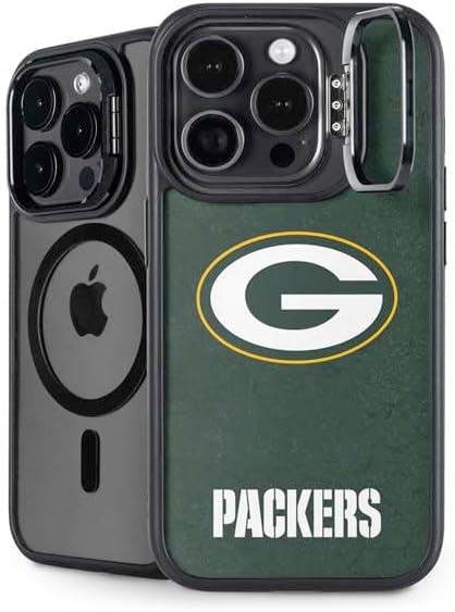 Skinit Kickstand Phone Case Compatible with iPhone 15 Pro Max - Officially Licensed NFL Green Bay Packers Team Motto Design