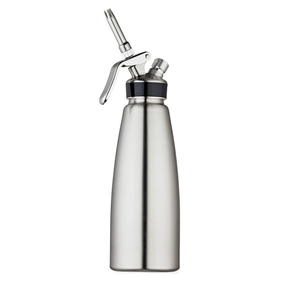García de Pou Sifón Montador De Nata 1 L Ø 9,5X26,5 Cm Plateado Inox