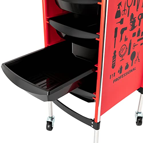 Chariot de rangement avec roulettes pour optimiser l'espace du salon