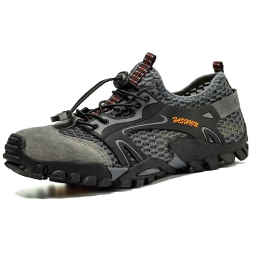Zapatos acuáticos transpirables de secado rápido para exteriores, playa, natación, senderismo, vadeo, Grey2, 39 EU