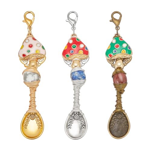 Perles de pierres précieuses naturelles NBEADS, finitions fil de fer et alliage