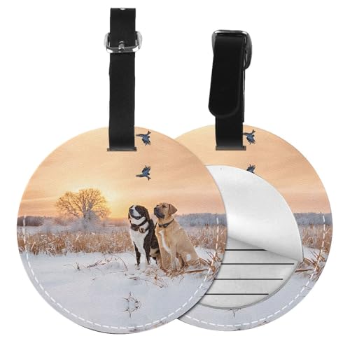 Étiquettes de bagage faisan PVC suspendre porte-étiquette valise voyage lot de 6