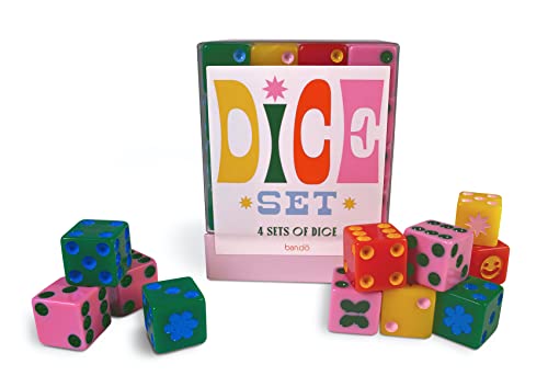 Juego de dados de 48 piezas multicolor y dados estándar para juegos de mesa y de cartas
