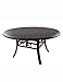 201099-ld Darlee 71" Round Dining Patio Table In Cast-aluminum With An Antique Bronze Finish