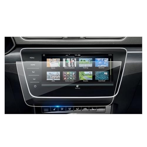 Protecteur d'écran voiture 9.2 pouces avec film protection navigation