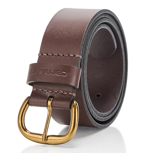 Carhartt Women's Bridle Leather Debossed Keeper Belt