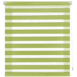 Happystor Door N&D Estor Enrollable EasyFix Noche y Dia 312-pistacho Medida Total Estor: 140x180 (**Solo Ancho Tela:136-137cm.**)