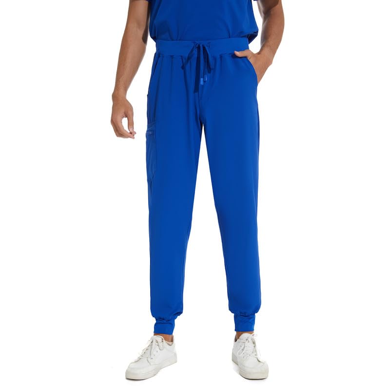 Scrub Pants for Men, Jogger Pants with 5 Pockets