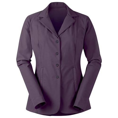 Image of Kerrits Women's Equestrian Stretch Competitor Coat - 4-Snap, Lightweight English Horse Show Jacket, Machine Wash